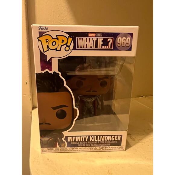 Infinity Killmonger Funko Pop Marvel #969 Black Panther What If B. Jordan MCU TV - Picture 1 of 6